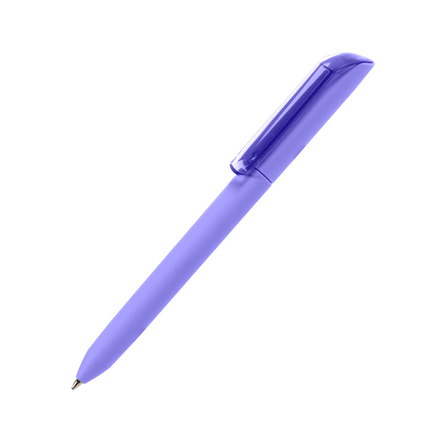 Ручка шариковая FLOW PURE c покрытием soft touch и прозрачным клипом, ААА Групп, Ручки пластиковые,  a320-8853