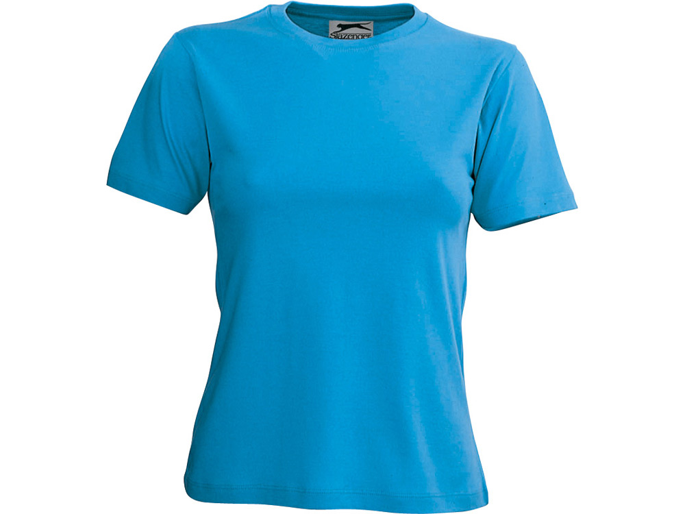 Купить женские футболки оптом. Футболка голубая. Голубая майка женская. Голубая футболка женская. Приталенная футболка голубая женская.