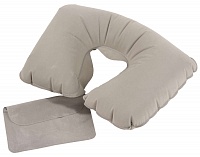 Надувная подушка под шею в чехле Sleep, серая, цена: 162 руб.
