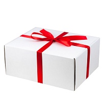 Подарочная лента для универсальной подарочной коробки 280*215*113 мм,  красная, 20 мм, цена: 21 руб.