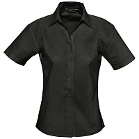 Рубашка женская с коротким рукавом Elite, черная, цена: 2575 руб.