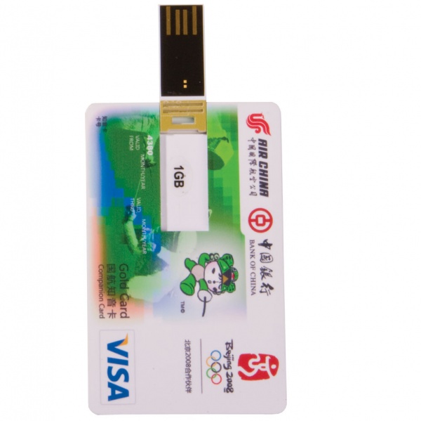 Флешка в форме кредитной карты, ААА Групп, Флешки на заказ, 00.8212.80
