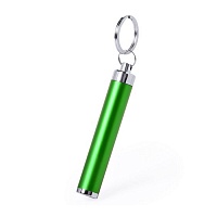 Брелок BIMOX с фонариком, зелёный, металл 8,5*d-1,4см, цена: 158 руб.