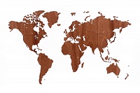 Деревянная карта мира World Map Wall Decoration Exclusive, красное дерево, цена: 11 011 руб.