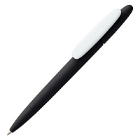 Ручка шариковая Prodir DS5 TRR-P Soft Touch, черная с белым, цена: 239 руб.