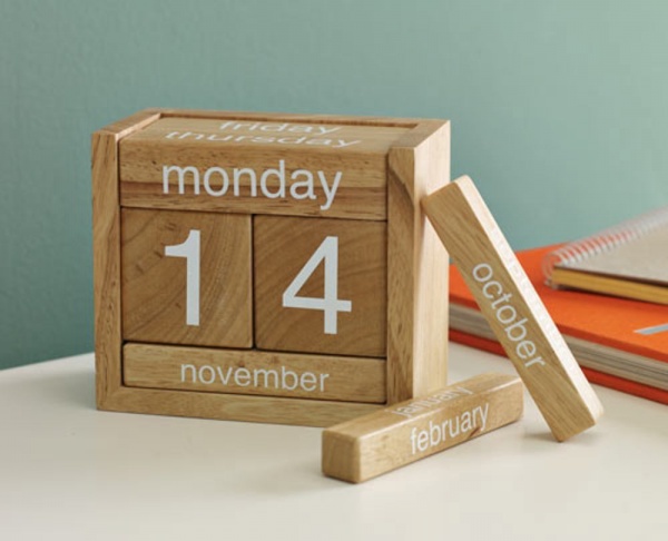 Вечный календарь деревянный, ААА Групп, Офисные принадлежности на заказ, 00.8253.01