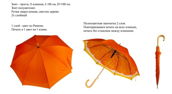 Зонты по индивидуальному дизайну, ААА Групп, 20 самых популярных подарков на заказ, 00.8225.10