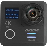 Экшн-камера Digma DiCam 450, черная, цена: 4090 руб.