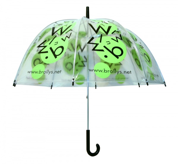Зонты прозрачные с индивидуальной печатью под заказ, ААА Групп, Зонты на заказ, 00.8225.12