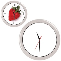 Часы настенные "ПРОМО" разборные ;  белый, D28,5 см; пластик, цена: 571 руб.