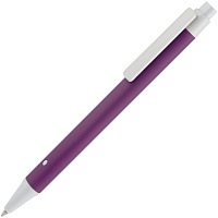 Ручка шариковая Button Up, фиолетовая с белым, цена: 80 руб.