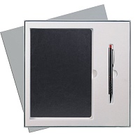 Подарочный набор Portobello/River Side  черный (Ежедневник недат А5, Ручка) беж. ложемент, цена: 1505 руб.