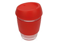 Стеклянный стакан с силиконовой крышкой и манжетой Monday, цена: 407.30 руб.