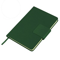 Ежедневник недатированный Stevie, А5,  зеленый, кремовый блок, без обреза, цена: 388 руб.