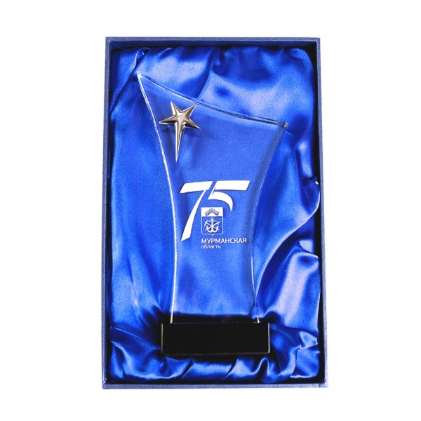 Наградные стелы из оптического стекла на заказ, ААА Групп, Памятные подарки и награды на заказ, 00.8245
