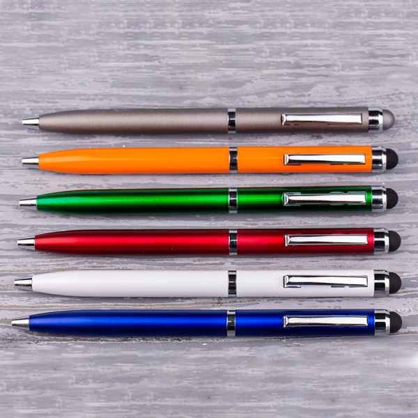 Ручка шариковая со стилусом CLICKER TOUCH, ААА Групп, Ручки металлические, a934-1240