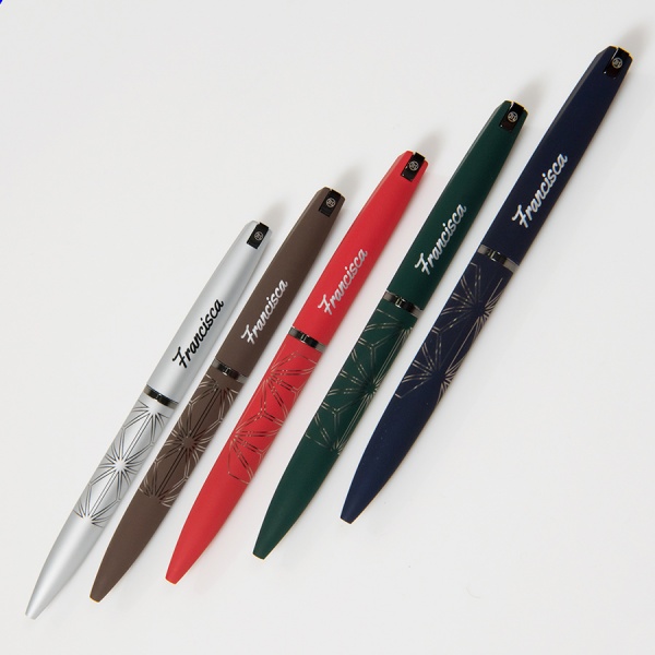 Ручка шариковая FRANCISCA, покрытие soft touch, ААА Групп, Ручки пластиковые, a369-5857