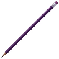 Карандаш простой Triangle с ластиком, фиолетовый, цена: 5.60 руб.
