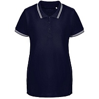 Рубашка поло женская Virma Stripes Lady, темно-синяя, цена: 930 руб.