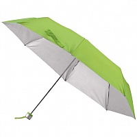 Зонт складной Silverlake, зеленое яблоко с серебристым, цена: 837 руб.