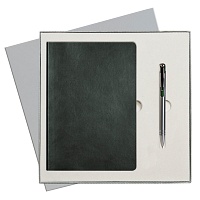 Подарочный набор Portobello/Voyage зеленый (Ежедневник недат А5, Ручка) беж. ложемент, цена: 2155 руб.
