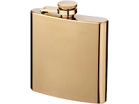 Золотистая плоская фляга Elixer объемом 175 мл, золотистый, цена: 1233.30 руб.
