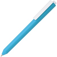 Ручка шариковая Corner, голубая с белым, цена: 15.20 руб.