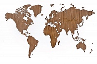 Деревянная карта мира World Map Wall Decoration Exclusive, орех, цена: 13 184 руб.