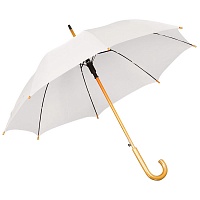 Зонт-трость с деревянной ручкой, полуавтомат, цена: 670 руб.
