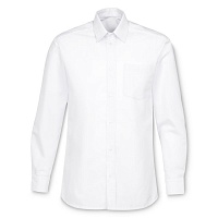 Рубашка мужская с длинным рукавом Collar, белая, цена: 2390 руб.