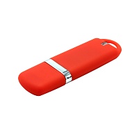 Флешка "Shape" с покрытием Софт Тач 16 Гб - Красный PP, цена: 481.97 руб.