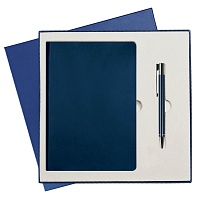 Подарочный набор Portobello/Latte синий-2 (Ежедневник недат А5, Ручка) беж. ложемент, цена: 1814 руб.