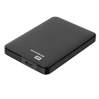 Внешний диск WD Elements, USB 3.0, 1Тб, черный, цена: 7428 руб.