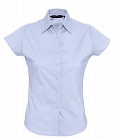 Рубашка женская с коротким рукавом Excess, голубая, цена: 2889 руб.