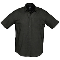 Рубашка мужская с коротким рукавом Brisbane, черная, цена: 2689 руб.
