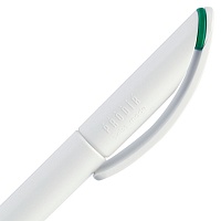 Ручка шариковая Prodir DS3 TMM-X, белая с зеленым, цена: 91.50 руб.