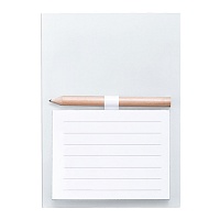 Блокнот с магнитом YAKARI, 40 листов, карандаш в комплекте, белый, картон, цена: 140 руб.