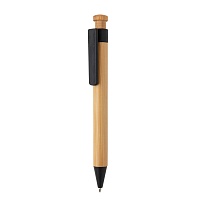 Бамбуковая ручка с клипом из пшеничной соломы, цена: 93 руб.
