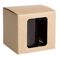 Коробка с окном для кружки Window, крафт, цена: 35 руб.