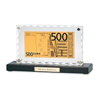 "Банкнота 500 Euro" в стекле, цена: 4290 руб.