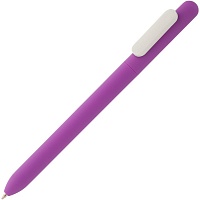 Ручка шариковая Swiper Soft Touch, фиолетовая с белым, цена: 22 руб.