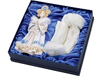 Подарочный набор Новогоднее настроение: кукла-снегурочка, платок, цена: 2891.70 руб.