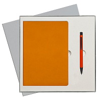 Подарочный набор Portobello/Sky оранжевый (Ежедневник недат А5, Ручка) беж. ложемент, цена: 1222 руб.