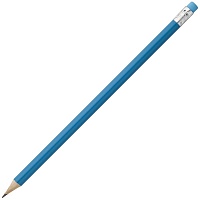 Карандаш простой Hand Friend с ластиком, голубой, цена: 11.40 руб.