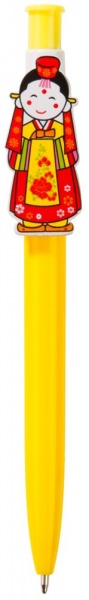 Ручки с фигурным пластиковым клипом, ААА Групп, Ручки на заказ, 00.8201.41